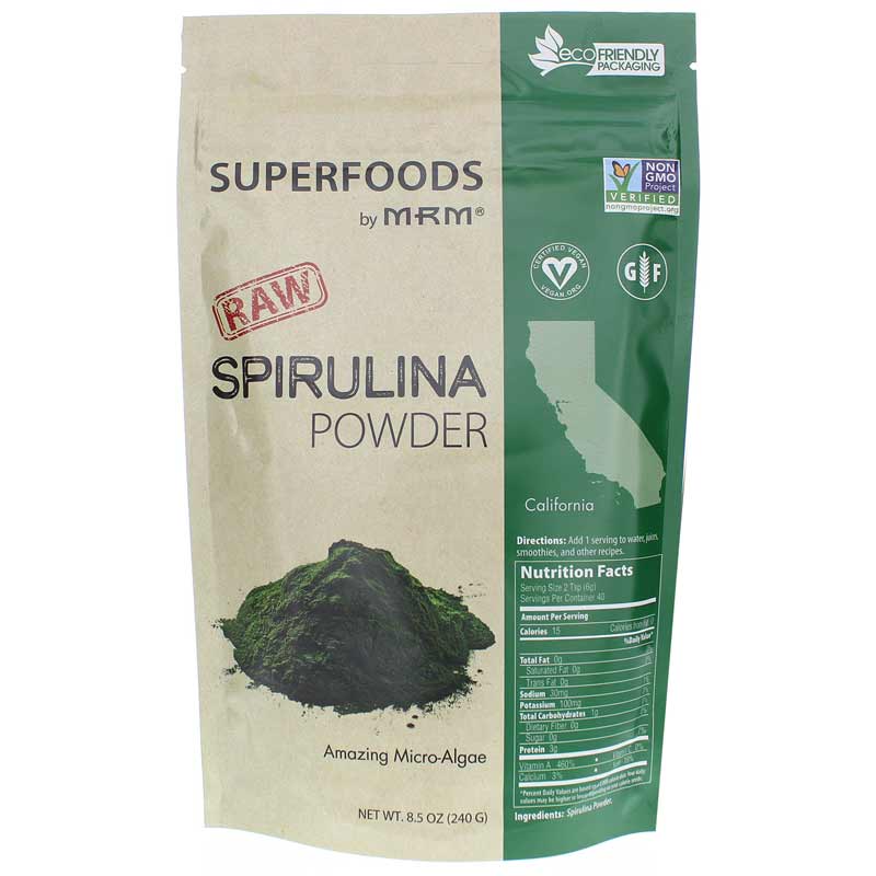 MRM Raw Spirulina Powder 8.5 Oz