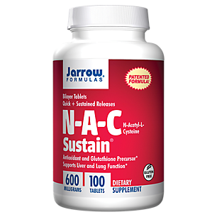 NAC Sustain - Supports Liver Function - 600 MG (100 Tablets)