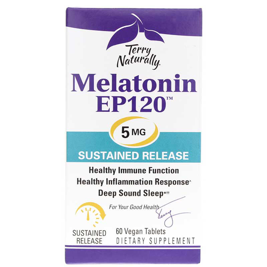 Terry Naturally Melatonin Ep120 5 Mg Sustained Release 60 Vegan Tablets