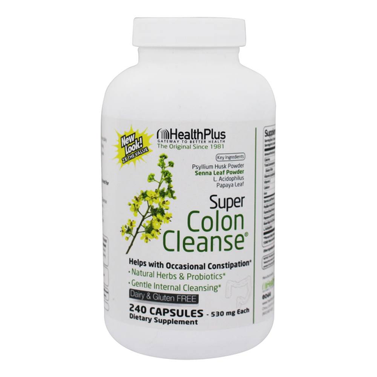 Health Plus - Super Colon Cleanse - 240 Capsules