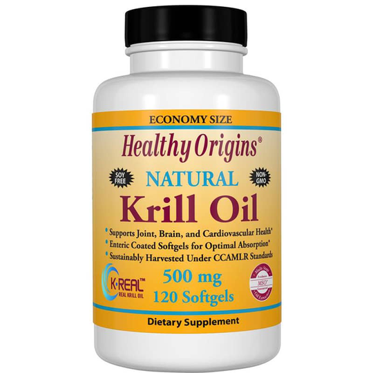 Healthy Origins Krill Oil 500 Mg 120 Softgels