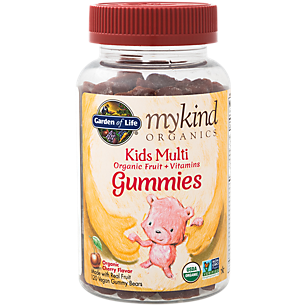 mykind Organics Kids Gummy Multivitamin - Organic Cherry (120 Vegan Gummies)