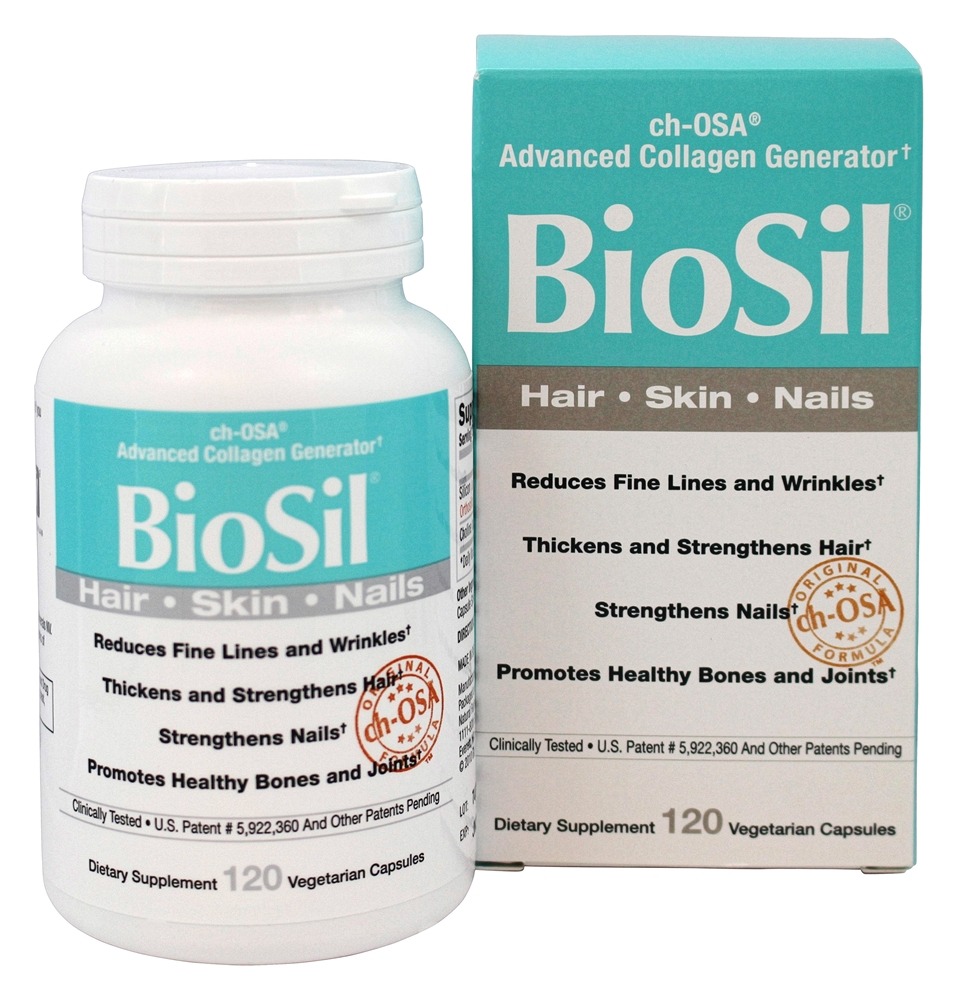 Natural Factors - BioSil ch-OSA Advanced Collagen Generator 5 mg. - 120 Vegetarian Capsules