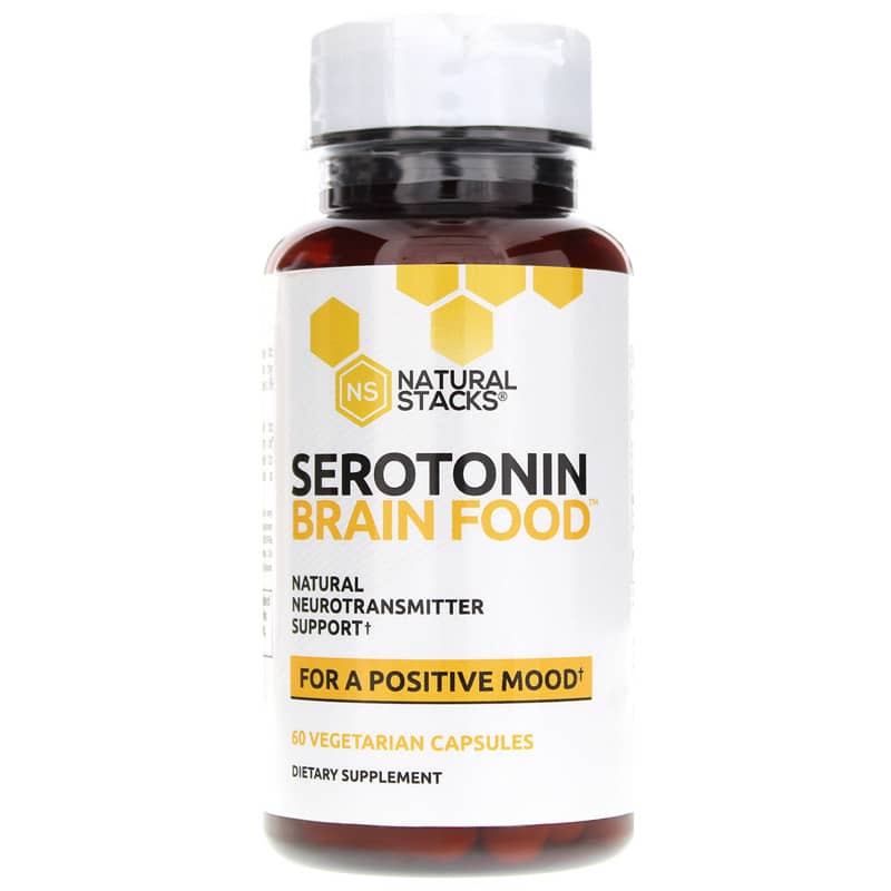 Natural Stacks Serotonin Brain Food 60 Veg Capsules