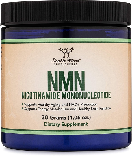 Double Wood Supplements - NMN Nicotinamide Mononucleotide Powder - 1.06 oz.