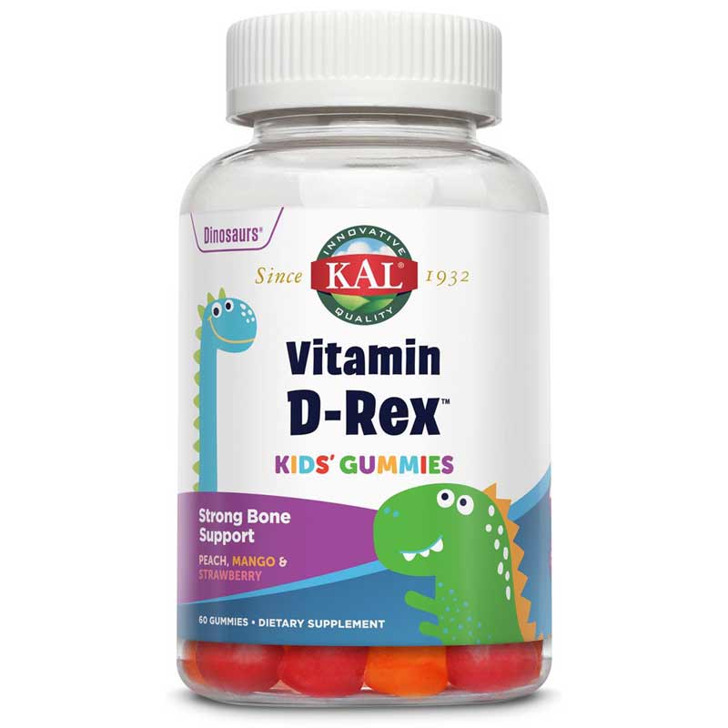 Kal Vitamin D-Rex Kids Gummies 60 Gummies