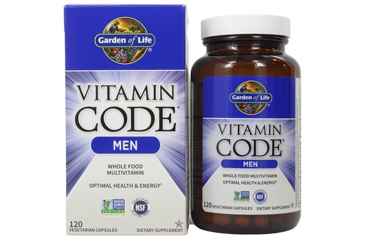 Garden of Life - Vitamin Code Men Whole Food Multivitamin - 120 Vegetarian Capsules