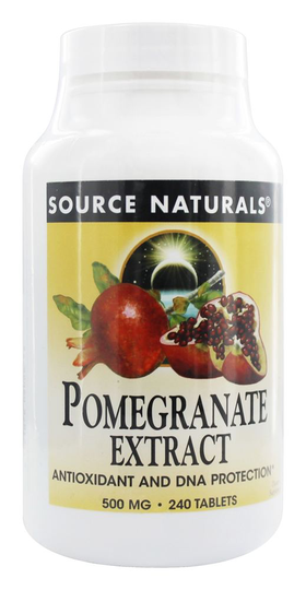 Source Naturals - Pomegranate Extract 500 mg. - 240 Tablets