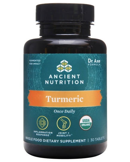 Ancient Nutrition - Turmeric Once Daily - 30 Tablets