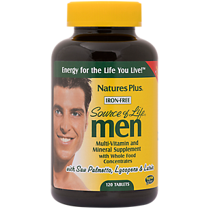 Source of Life Multivitamin for Men with Saw Palmetto, Lucopene & Lutein (120 Tablets)