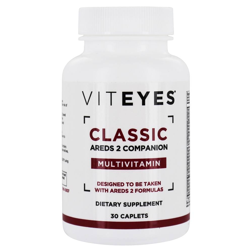 VitEyes - Classic AREDS 2 Companion Multivitamin Formula - 30 Caplets