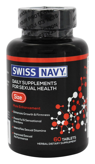 MD Science Lab - Swiss Navy Size Male Enhancement - 60 Tablets