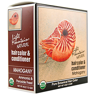 Pure Botanical Hair Color & Conditioner - Mahogany - Organic (4 Ounces)