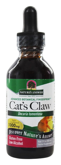 Nature's Answer - Cat's Claw Una De Gato Inner Bark Organic Alcohol - 2 fl. oz.
