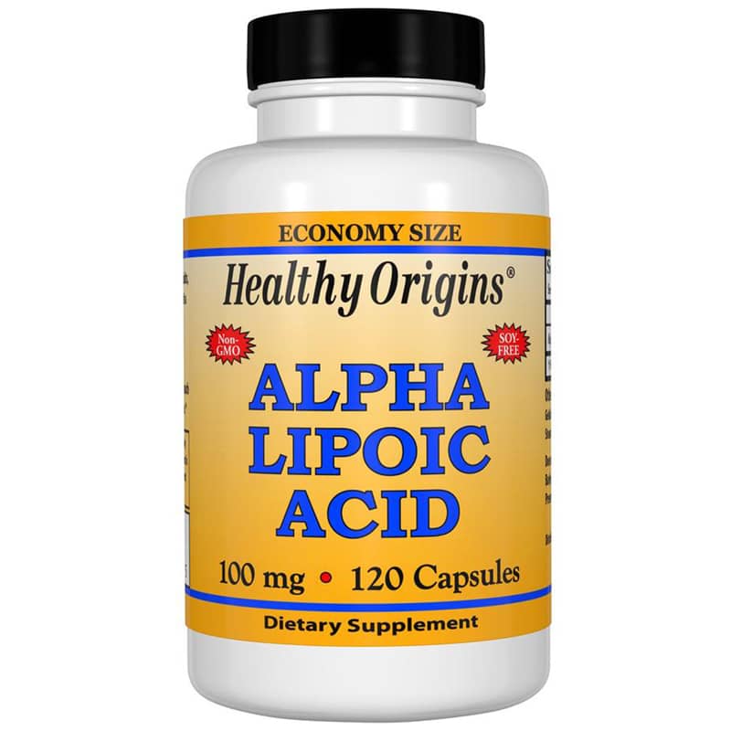 Healthy Origins Alpha Lipoic Acid 100 Mg 120 Capsules
