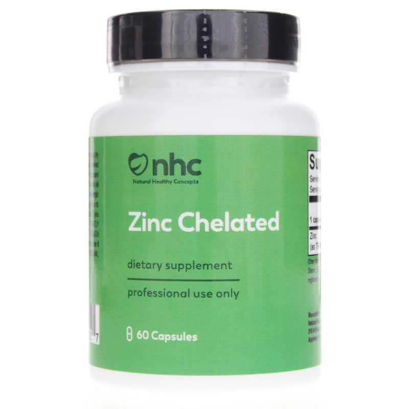 Natural Healthy Concepts Zinc Chelated 60 Capsules