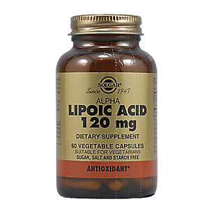 Alpha Lipoic Acid Antioxidant - 120 MG (60 Vegetarian Capsules)