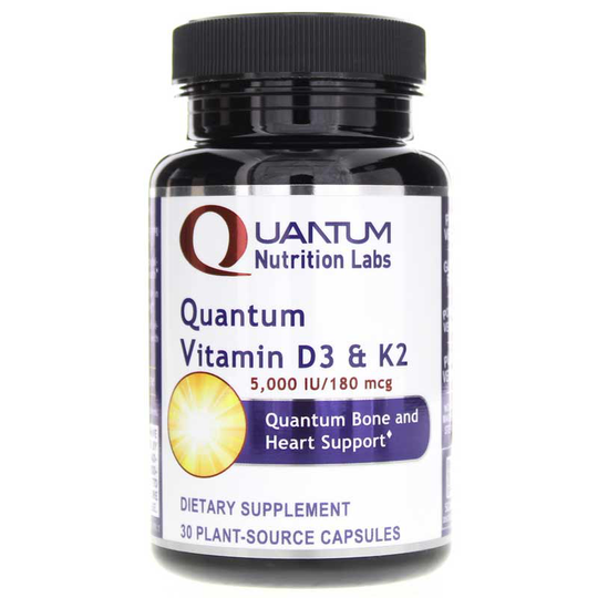 Quantum Nutrition Labs Vitamin D3 & K2 30 Veg Capsules
