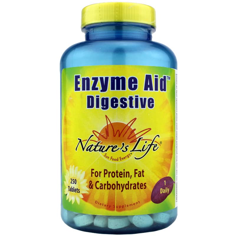 Natures Life Enzyme Aid Digestive 250 Tablets