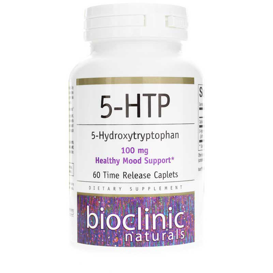 Bioclinic Naturals 5-Htp 100 Mg Time Release 60 Caplets