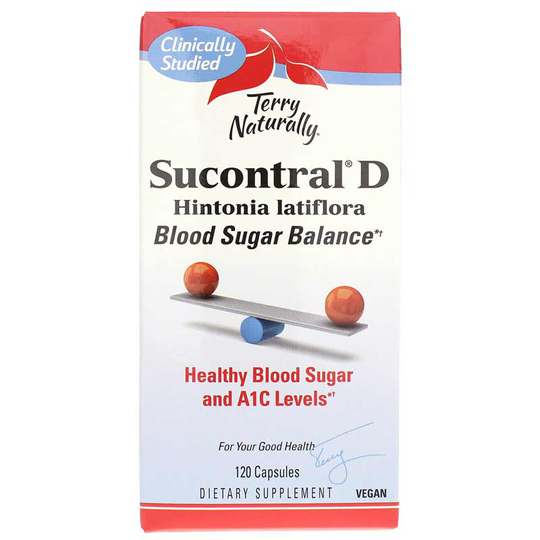 Terry Naturally Sucontral D Blood Sugar Balance 120 Capsules