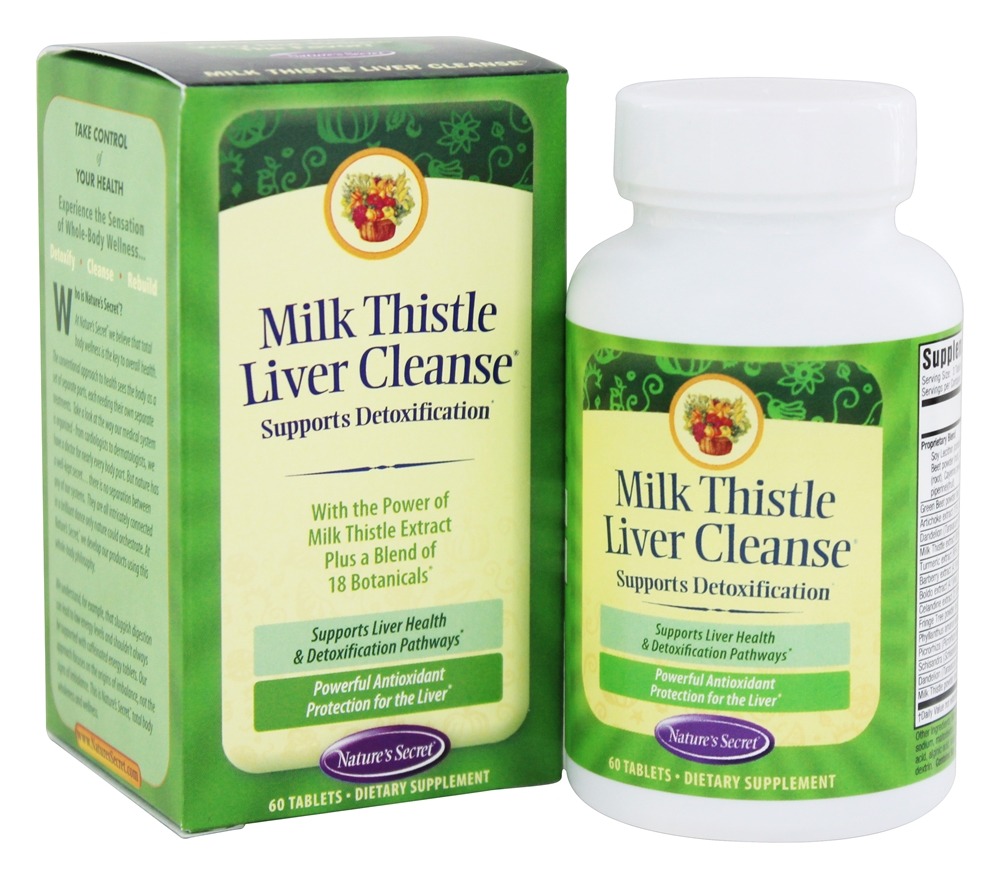 Nature's Secret - Milk Thistle Liver Cleanse - 60 Tablets