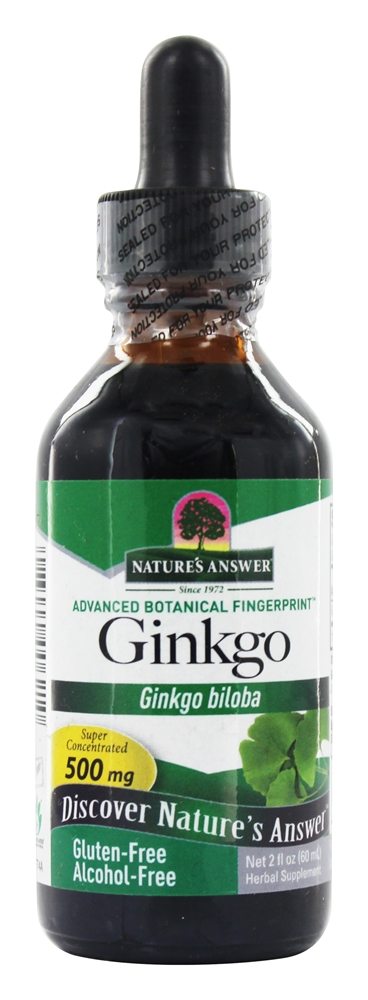 Nature's Answer - Ginkgo Leaf Alcohol Free - 2 fl. oz.
