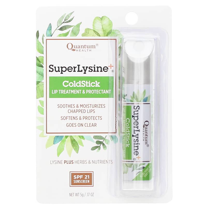 Quantum Health SuperLysine+ ColdStick Lip Treatment & Protectant .17 Oz