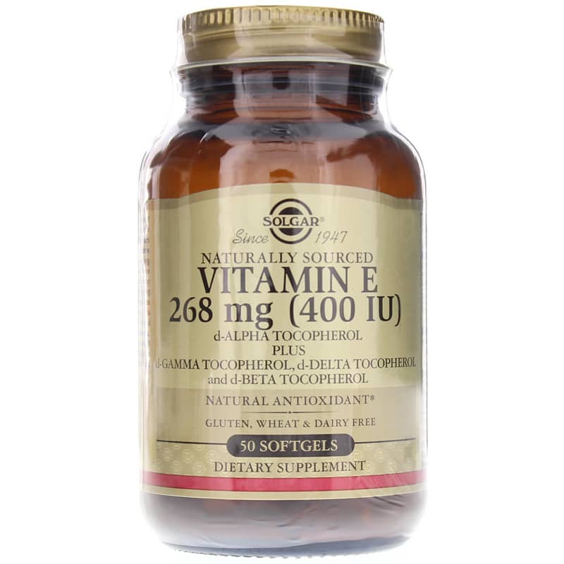 Solgar Vitamin E 268 Mg (400 IU) 50 Softgels