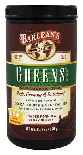 Barlean's - Greens Chocolate Silk - 9.52 oz.