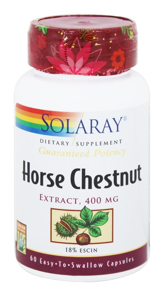 Solaray - Guaranteed Potency Horse Chestnut Extract 400 mg. - 60 Capsules