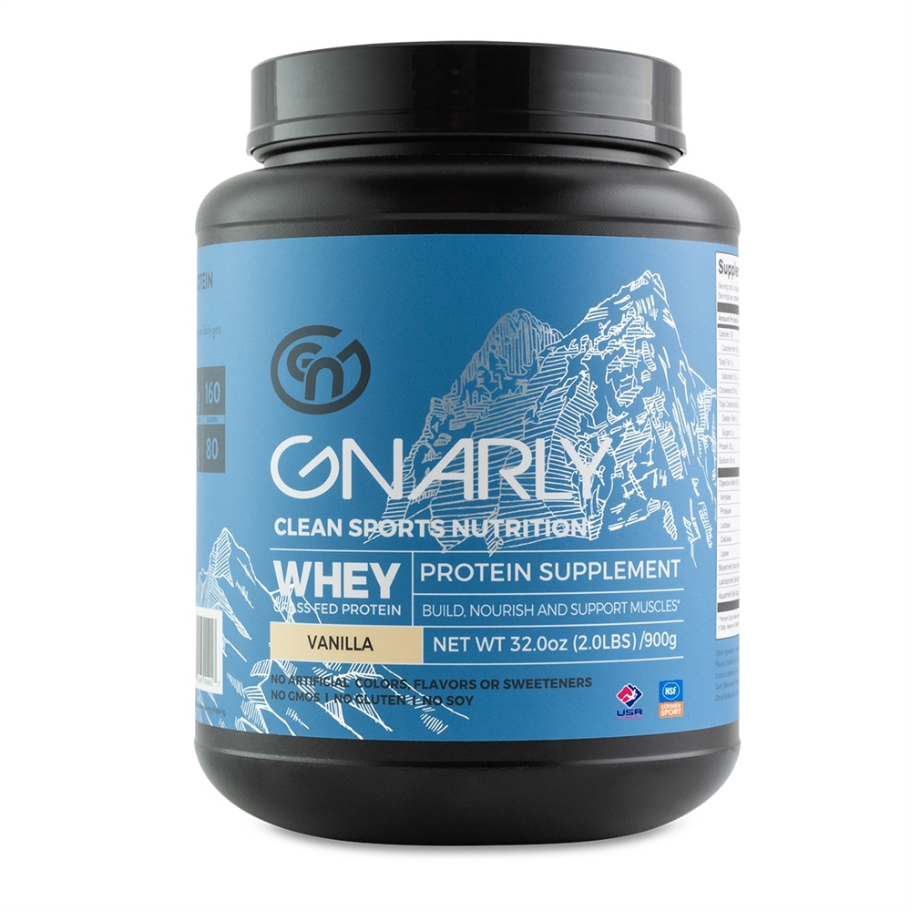 Gnarly Nutrition - Whey Grass Fed Protein Powder Vanilla - 32 oz.
