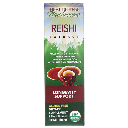 Host Defense Reishi Extract Longevity Support 2 Oz