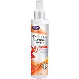 Magnesium Oil Sport Spray with Arnica Montana, Peppermint & Eucalyptus for Joint Health (8 Fluid Ounces)