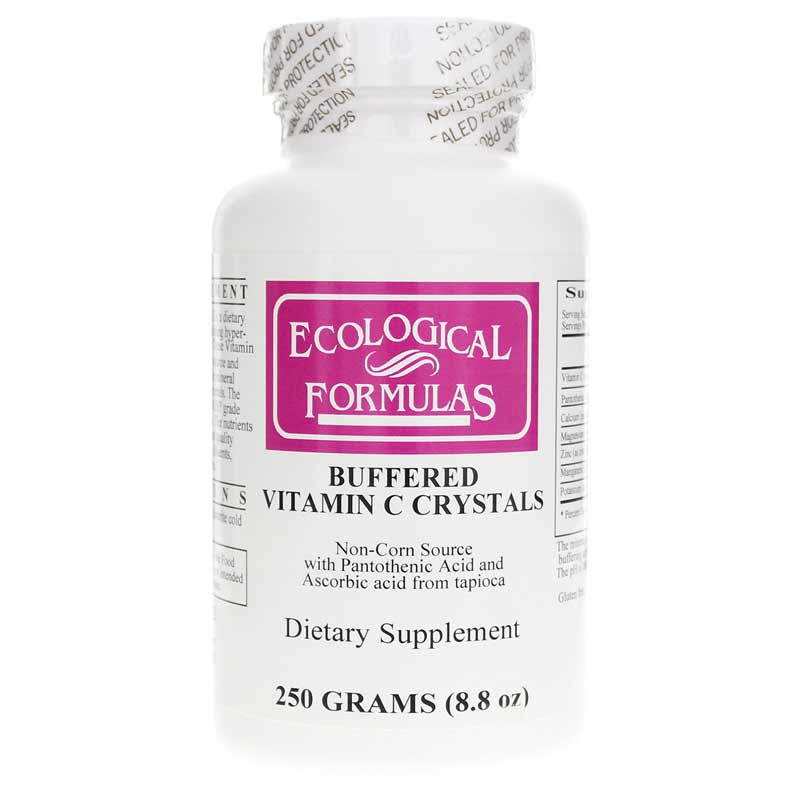Ecological Formulas Buffered Vitamin C Crystals 250 Grams