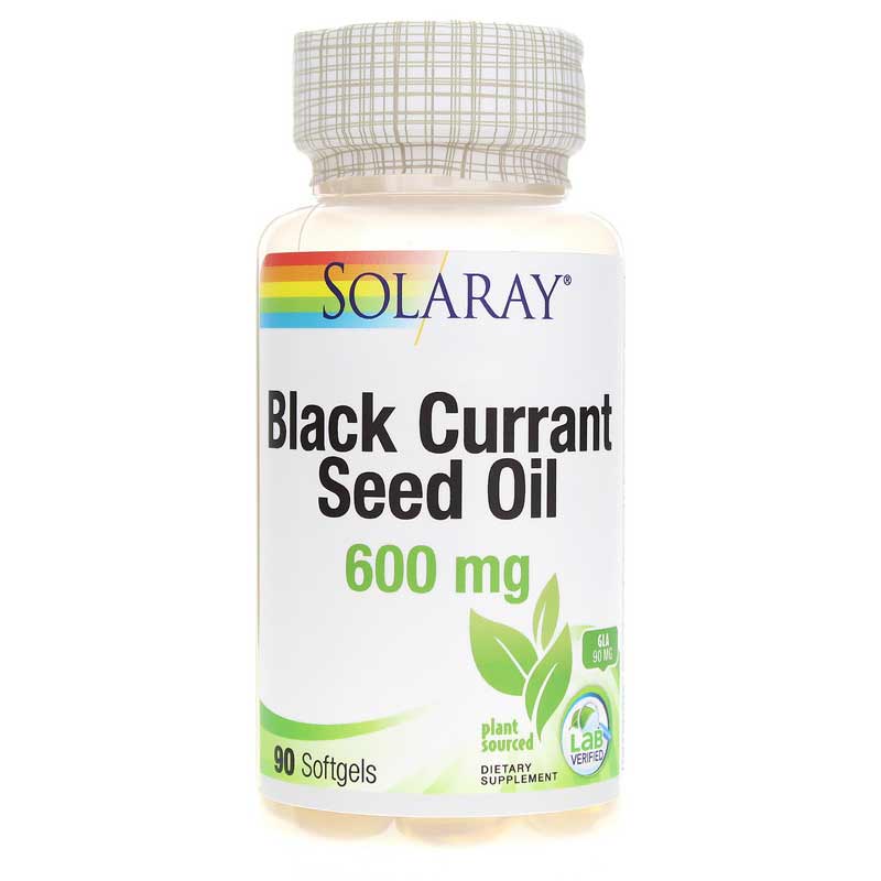 Solaray Black Currant Seed Oil 600 Mg 90 Softgels