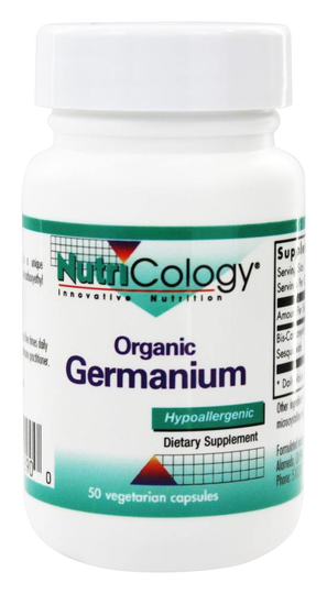 Nutricology - Germanium Organic - 50 Vegetarian Capsules