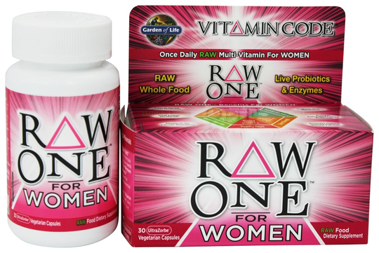 Garden of Life - Vitamin Code RAW One For Women - 30 Vegetarian Capsules
