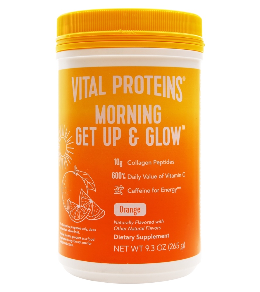 Vital Proteins - Morning Get Up & Glow Collagen Powder Orange - 9.3 oz.