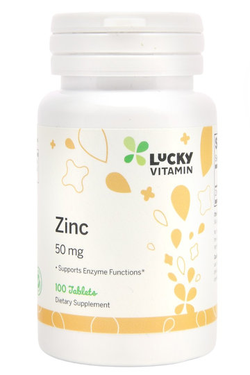 LuckyVitamin - Zinc Gluconate 50 mg. - 100 Tablet(s)