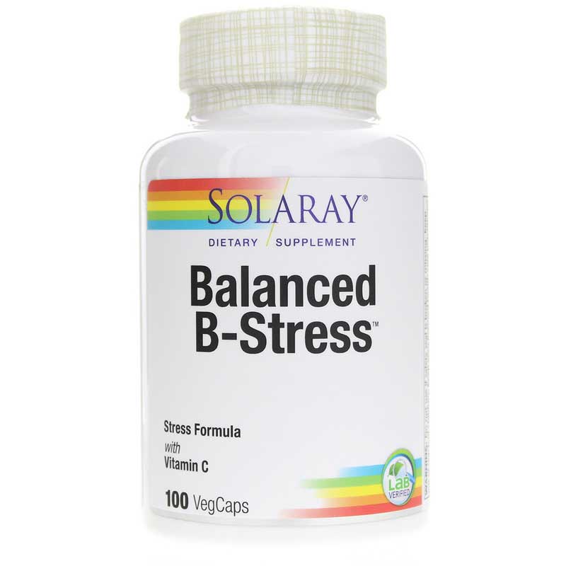 Solaray Balanced B-Stress 100 Veg Capsules