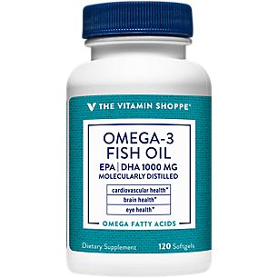 Omega 3 Fish Oil - EPA /DHA - Supports Cardiovascular, Brain & Eye Health - 1,000mg per Serving (120 Softgels)