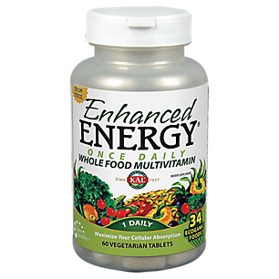 Enhanced Energy Wholefood Multivitamin - Iron Free (60 Vegetarian Tablets)