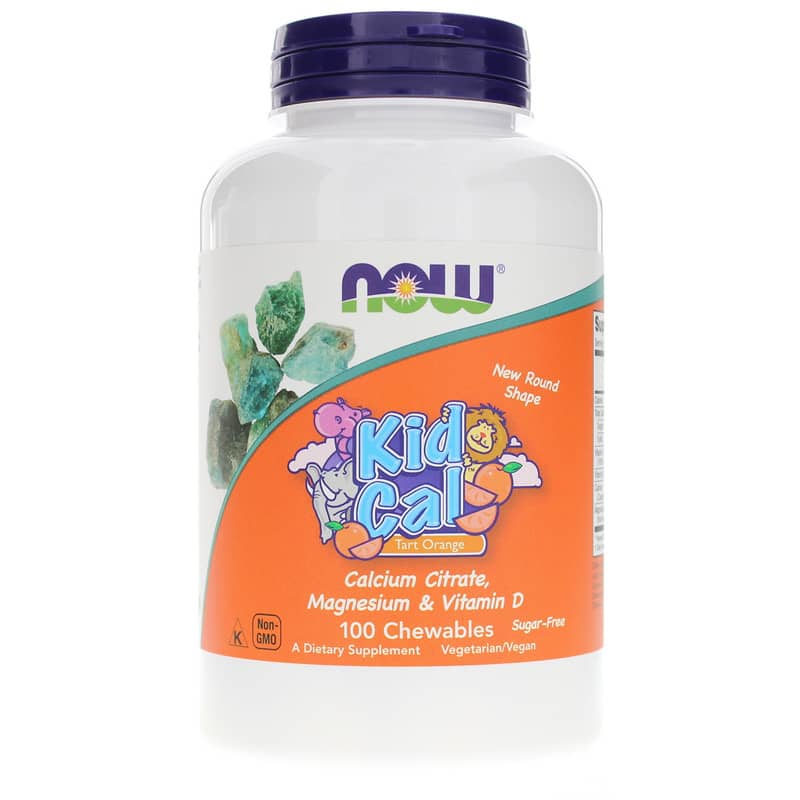 NOW Foods Kid Cal Calcium Citrate, Magnesium & Vitamin D 100 Chewables