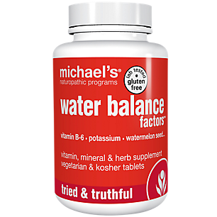 Water Balance Factors with Vitamin B6, Potassium & Watermelon Seed (120 Vegetarian Tablets)