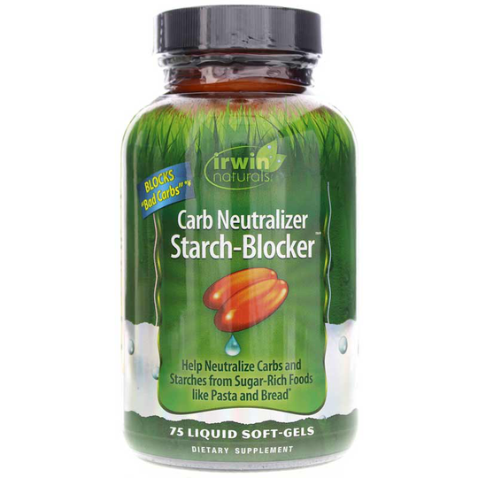 Irwin Naturals Carb Neutralizer Starch-Blocker 75 Liquid Softgels