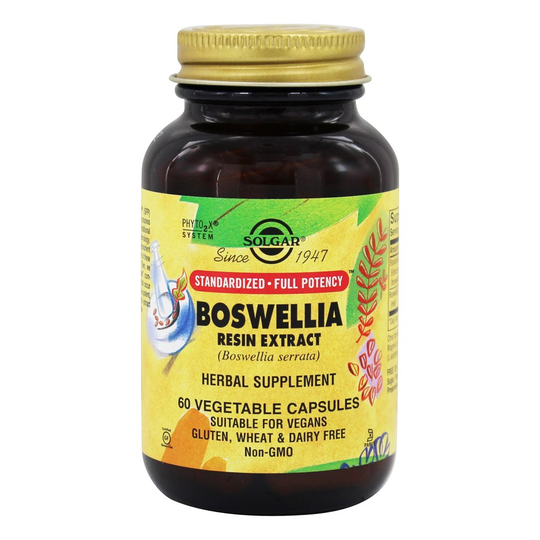 Solgar - Boswellia Resin Extract - 60 Vegetarian Capsules
