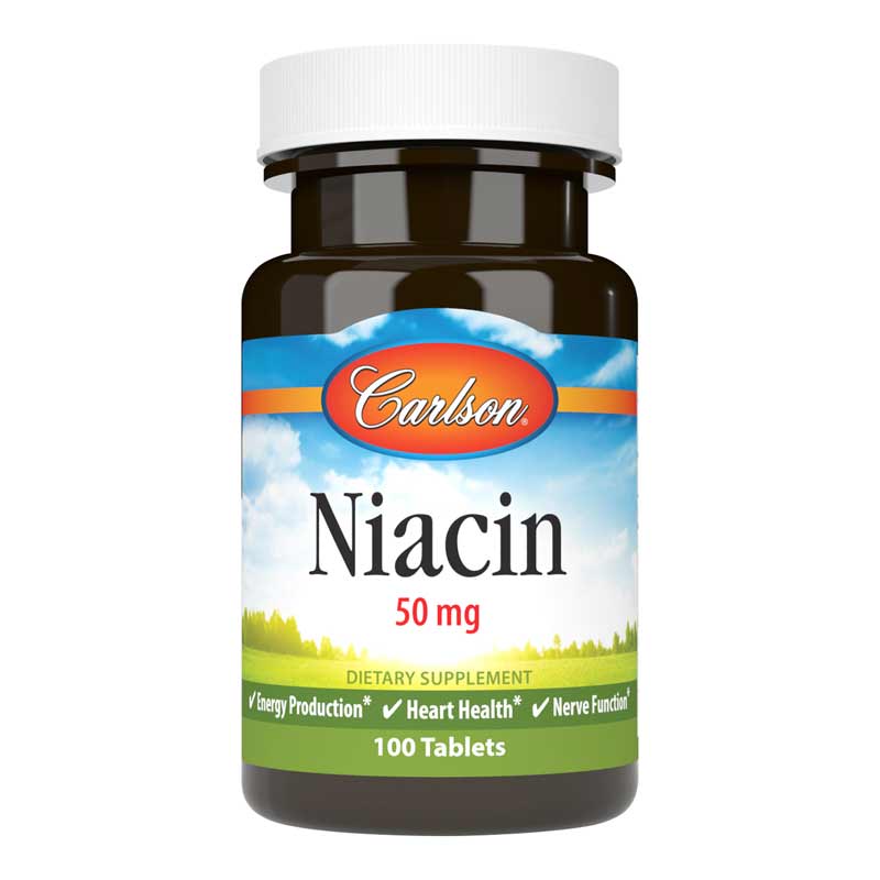 Carlson Labs Niacin 50 Mg 100 Tablets