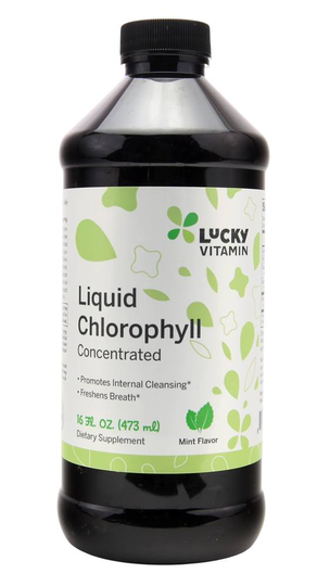 LuckyVitamin - Liquid Chlorophyll Concentrated Mint - 16 fl. oz.