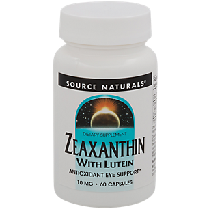 Zeaxanthin with Lutein - Antioxidant Eye Support - 10 MG (60 Capsules)